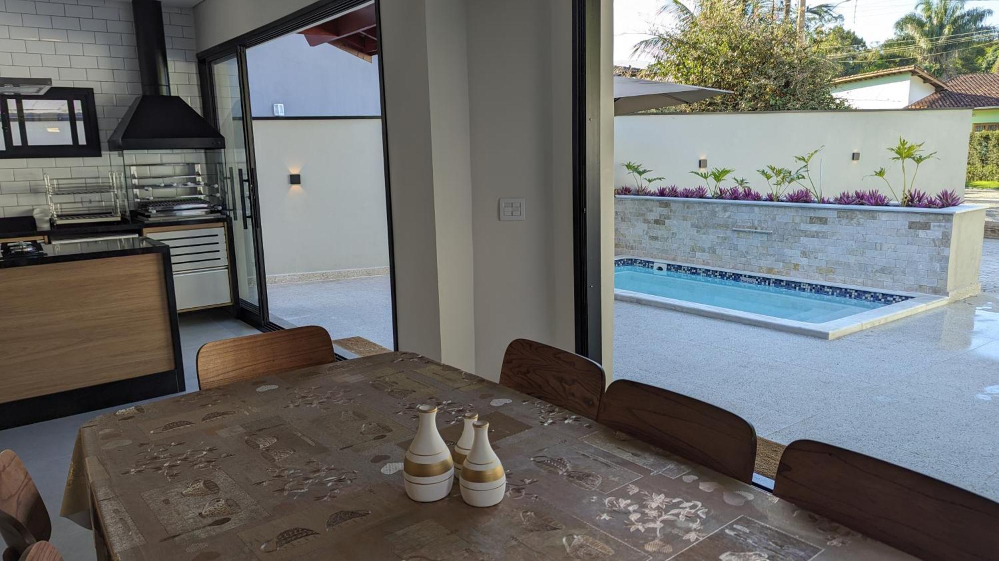Cond Pe Na Areia Alto Padrao 50M Praia 4 Suites Segur 24H Costa Do Sol Guaratuba Bertioga Prox Riviera 外观 照片